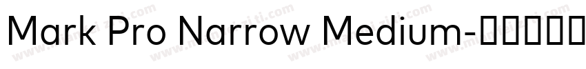Mark Pro Narrow Medium字体转换